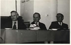 Od lewej Lydkowski, kierownik warsztatow ?, Waldemar Budzyn (13kb)